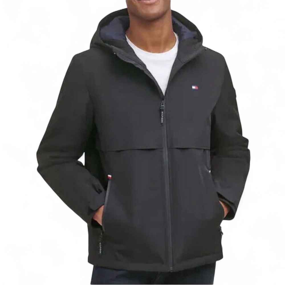 TOMMY HILFIGER Blue Raincoat
